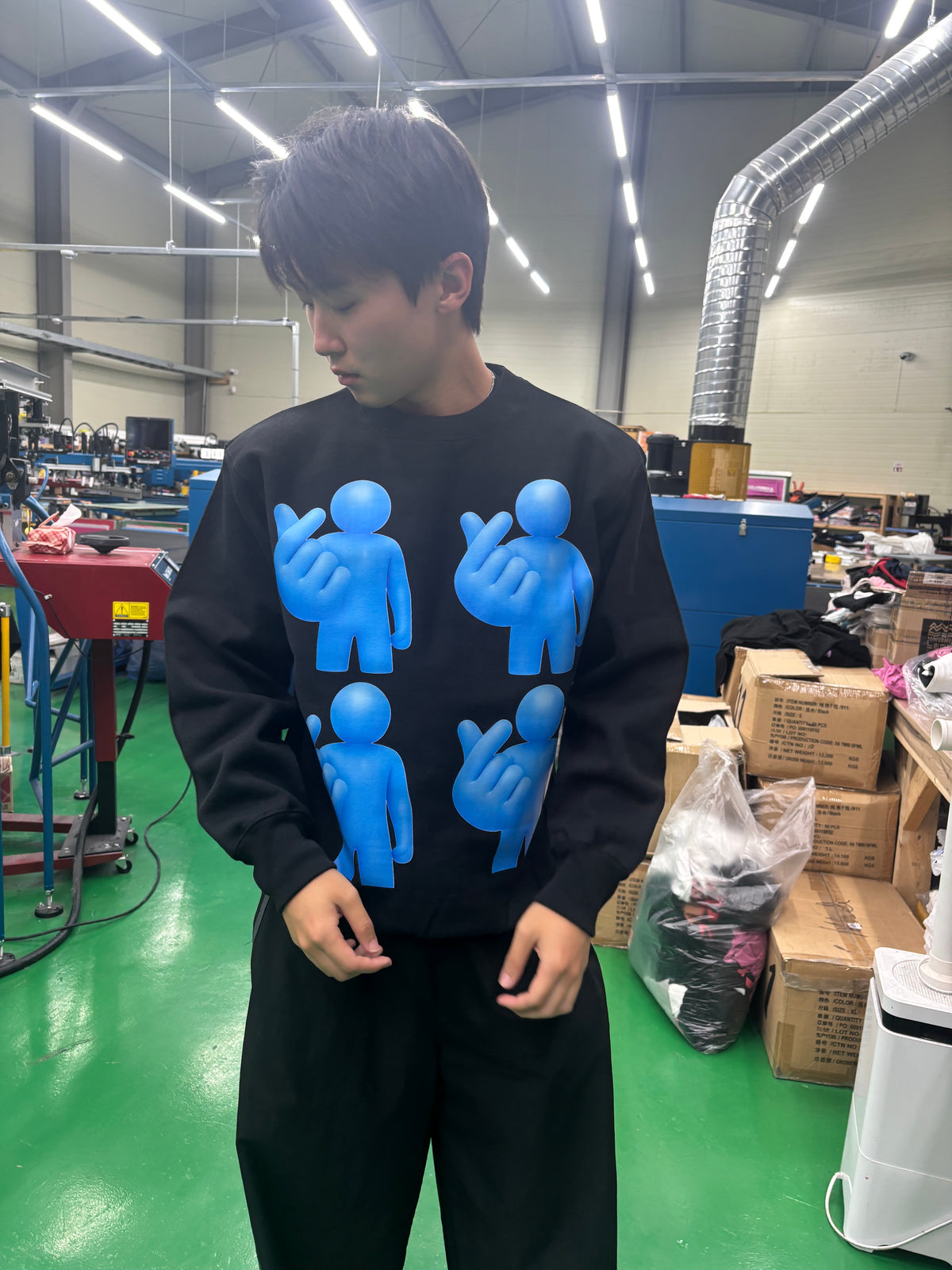 Heart arrived sweater