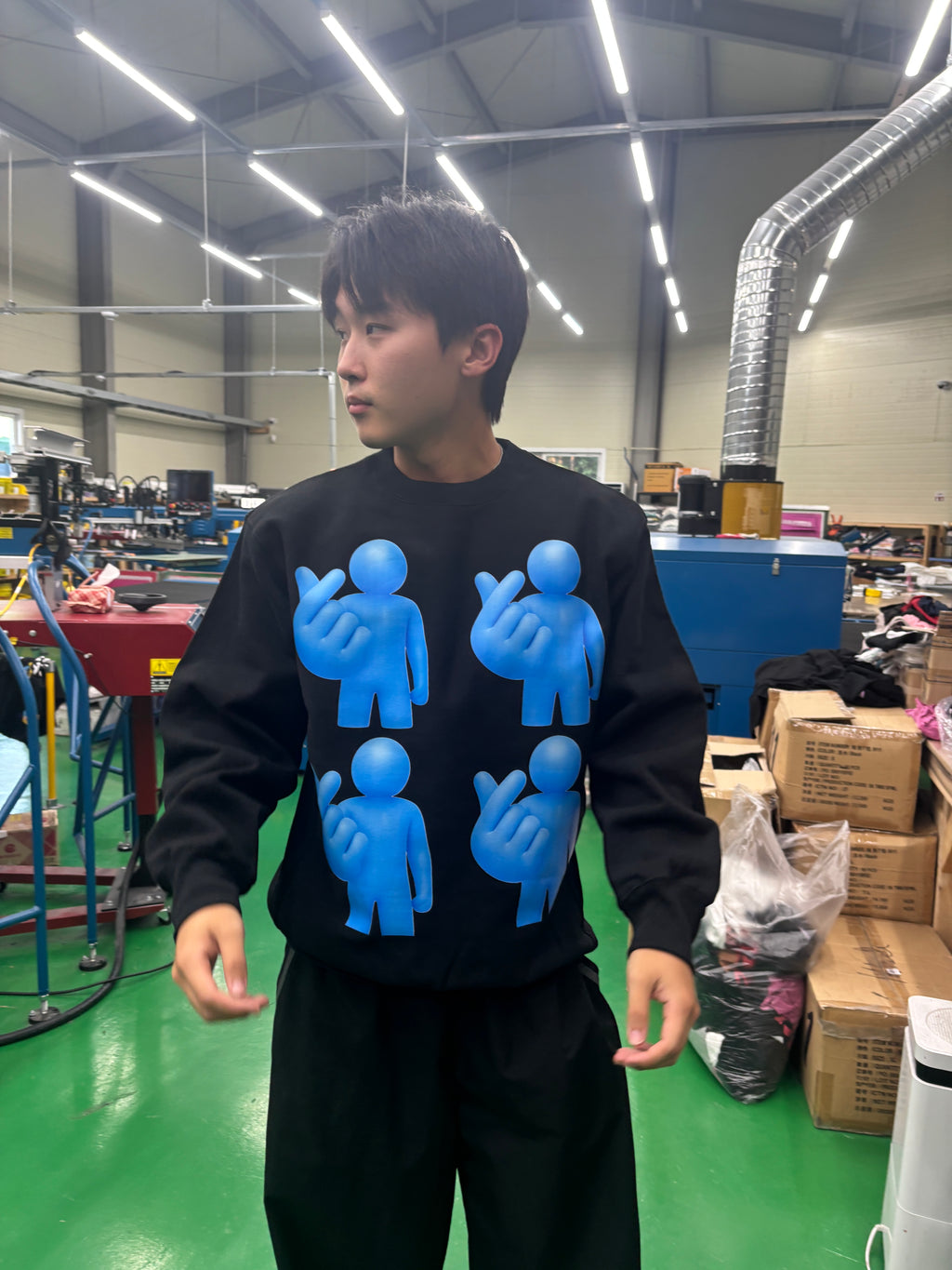 Heart arrived sweater